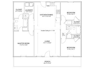The Plainsman floor plan
