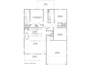 The Sideyard floor plan