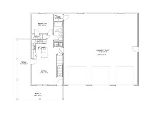 The Shop House floor plan