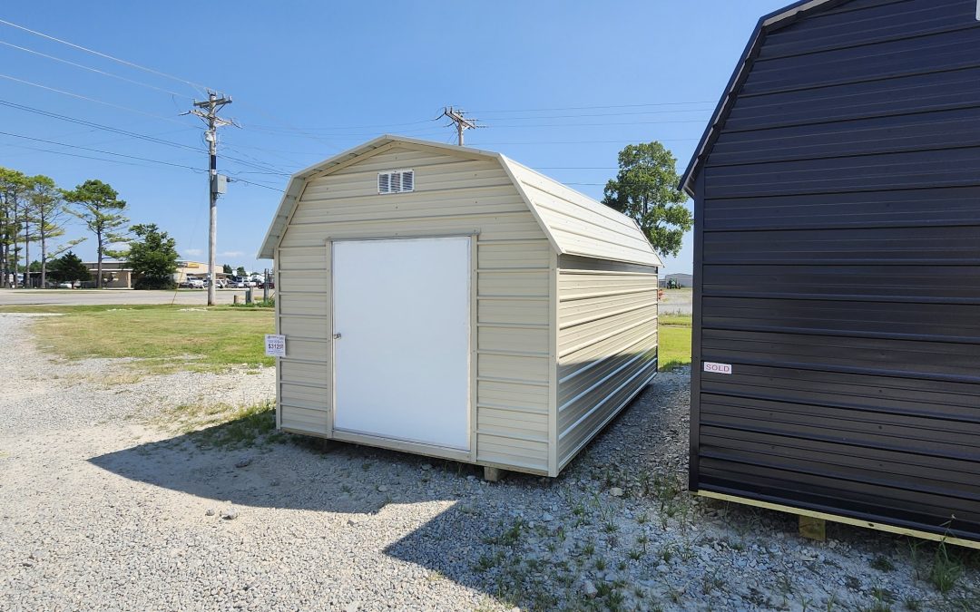 10×16 Barn – Light Stone and Light Stone (#2865)