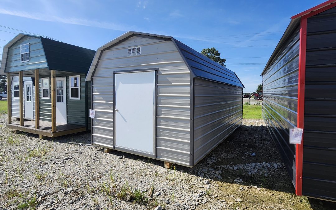 10×20 Barn – Ash Gray and Charcoal (#2852)