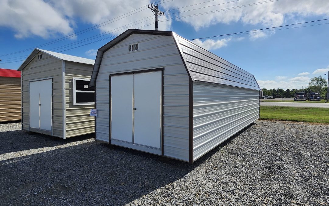 12×30 Barn – White and Koko Brown (#2872)