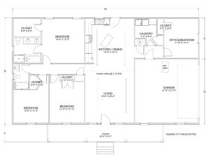 The Cornerstone floor plan