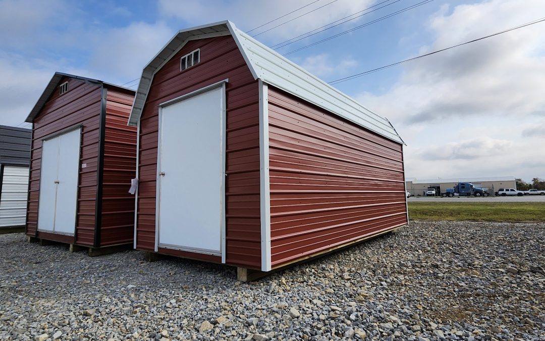 8×16 Barn – Rustic Red and White (#2903)