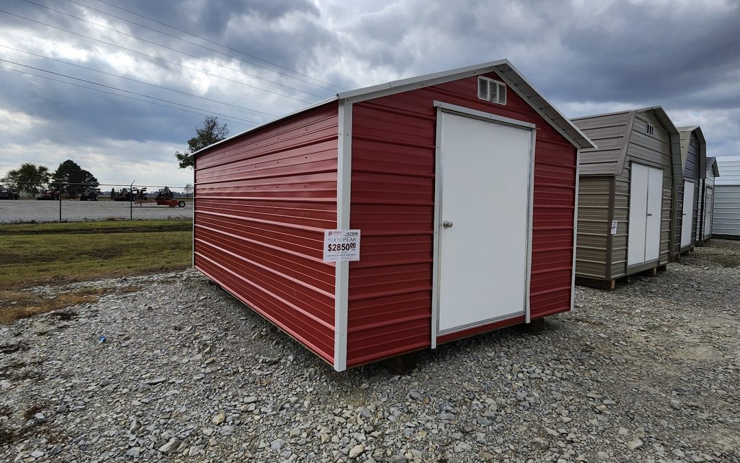 10×16 Peak – Crimson Red and White (#2908)