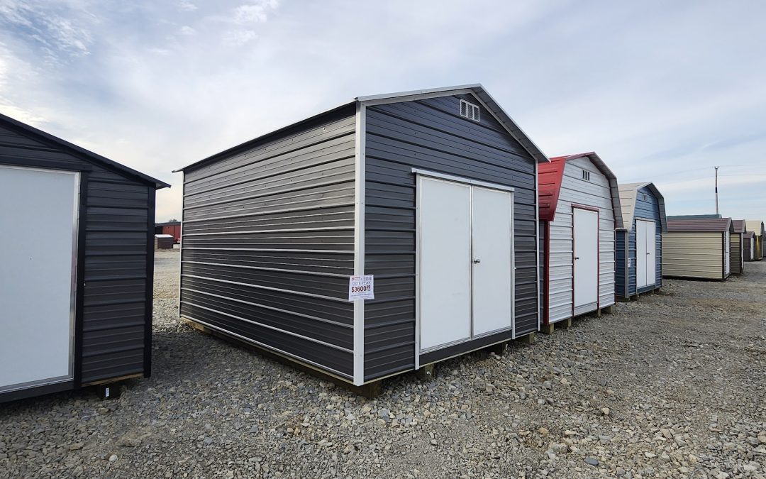 12×16 Peak – Charcoal and White (#2910)