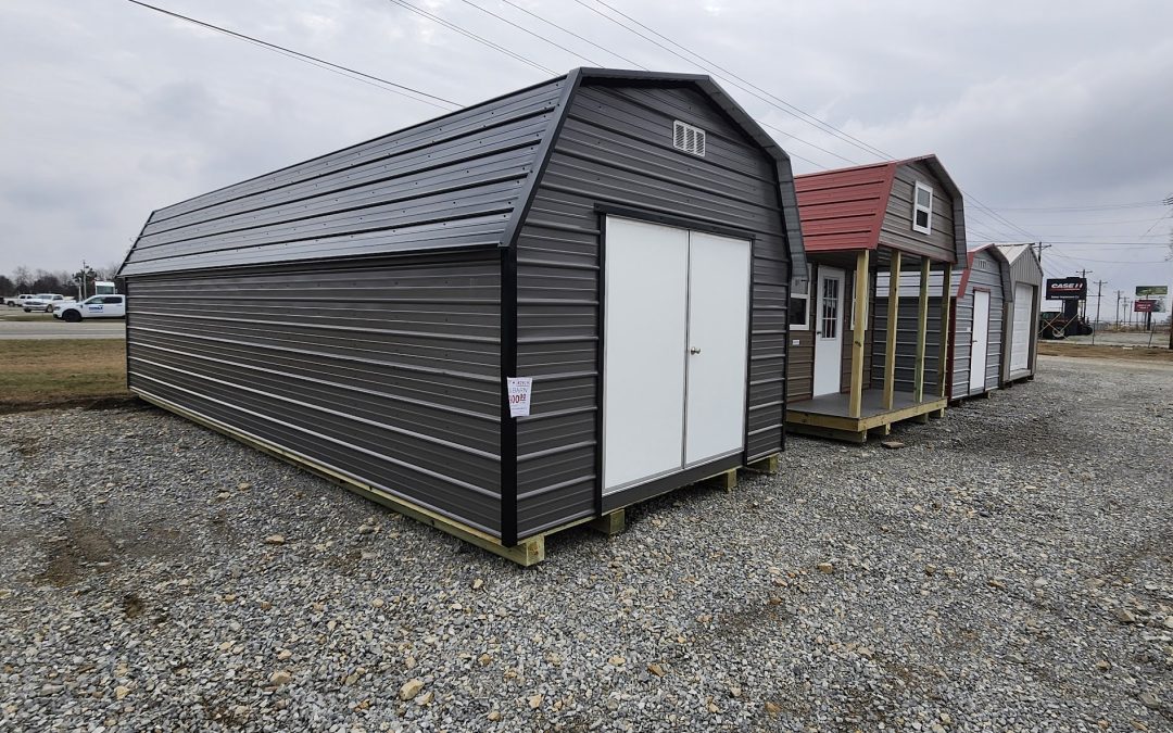 12×30 Barn – Charcoal and Matte Black (#2919)