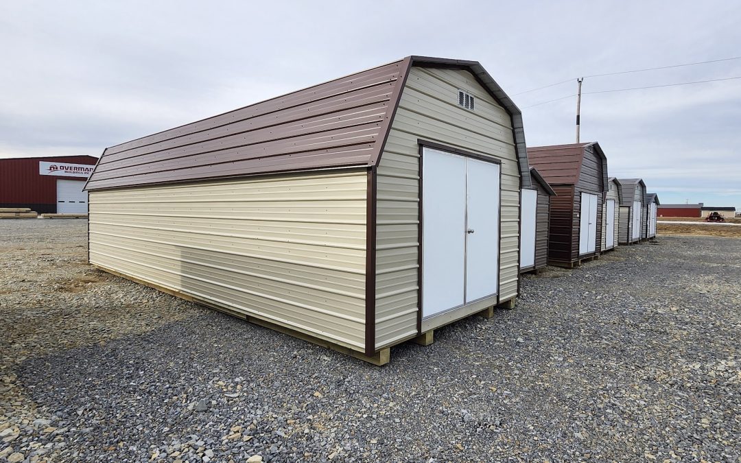 12×30 Barn – Light Stone and Koko Brown (#2949)