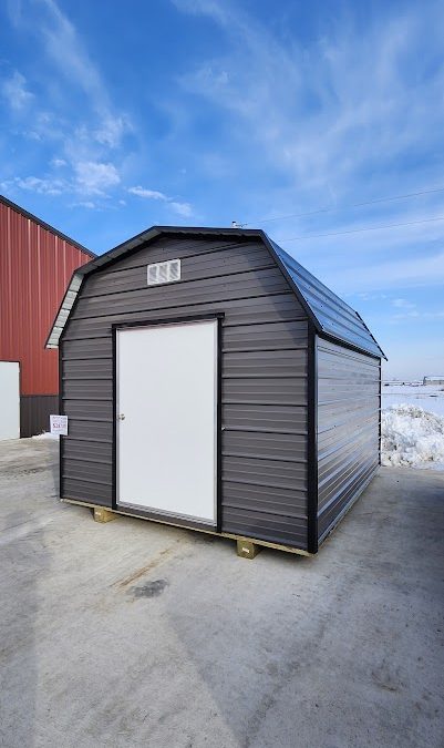 10×12 Barn – Charcoal and Matte Black (#2966)