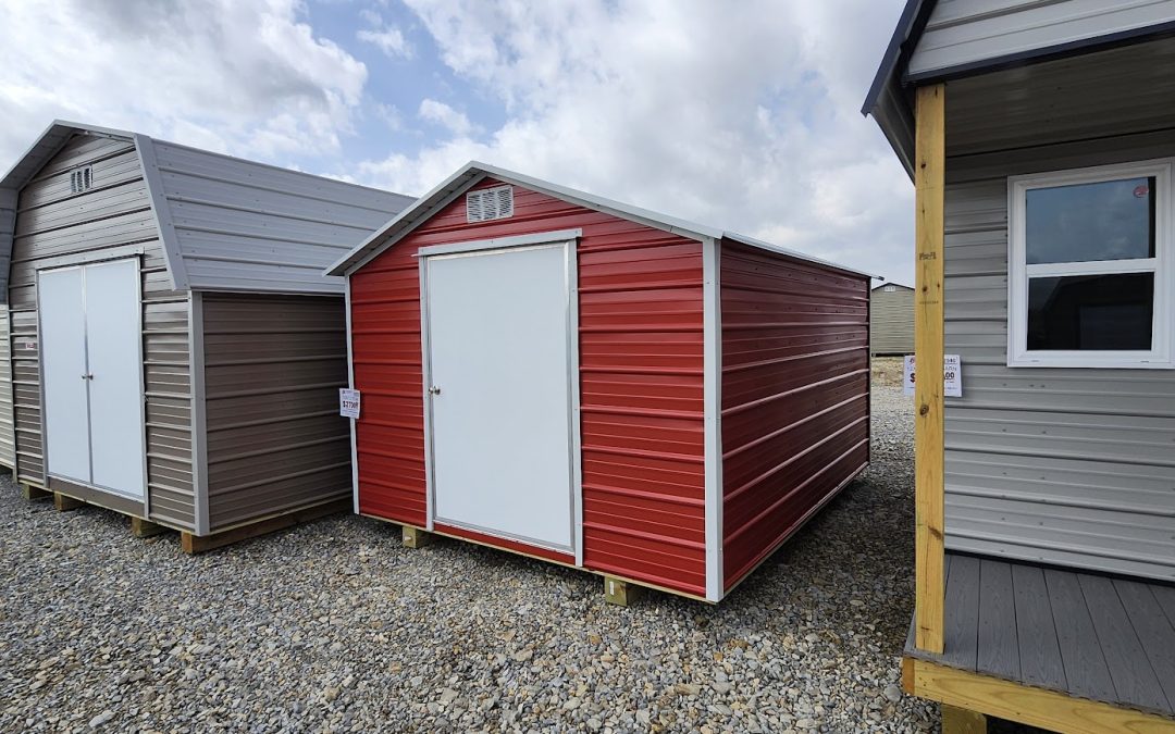 10×12 Peak – Crimson Red and White (#2978)