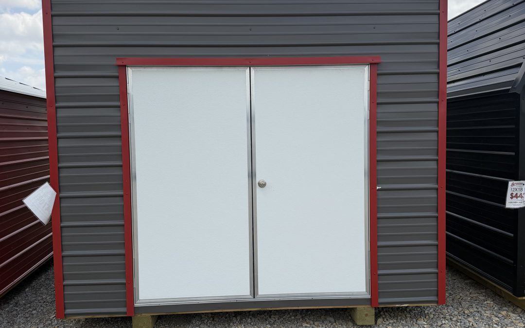 10x16x8 Peak – Charcoal and Crimson Red (#2982)