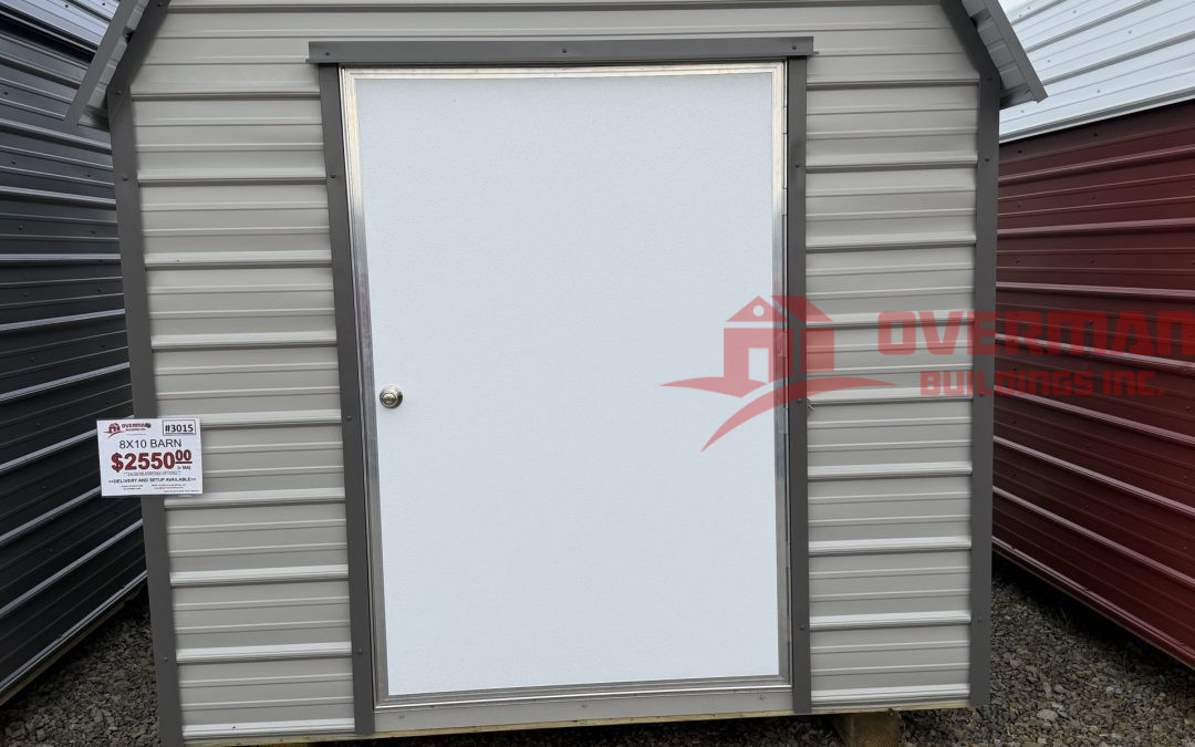8×10 Barn – Ash Gray and Charcoal (#3015)