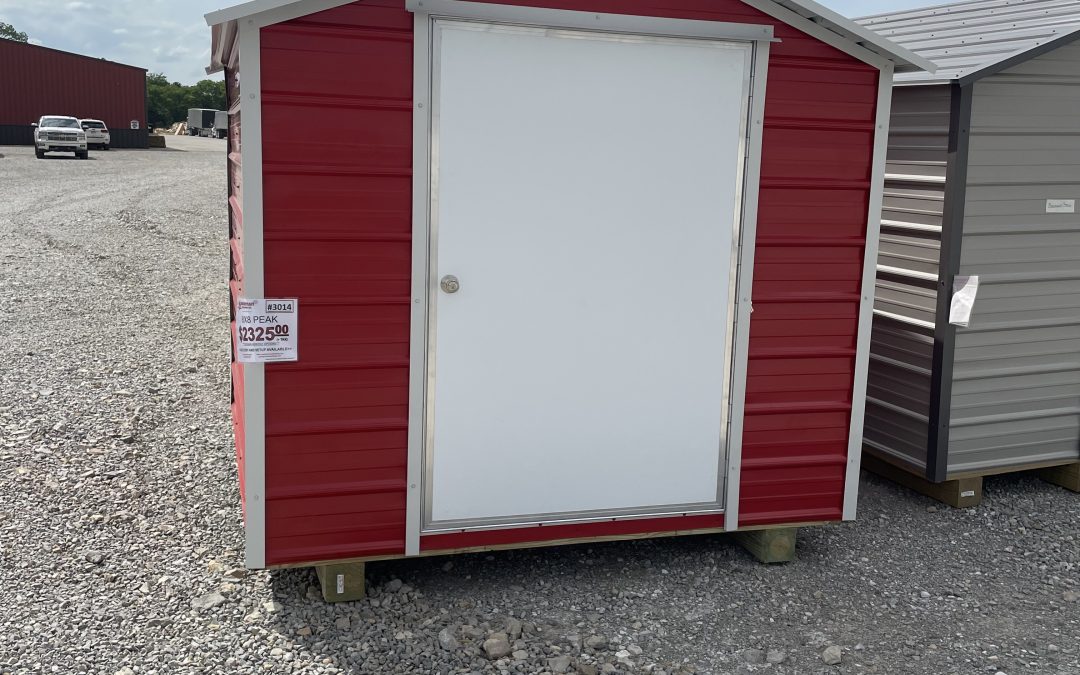 8×8 Peak – White and Crimson Red (#3014)